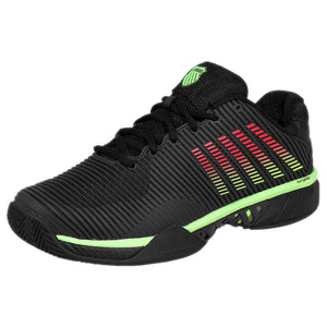 K-Swiss Men's Hypercourt Express 2 - 2E Width - Black/Soft Neon Green