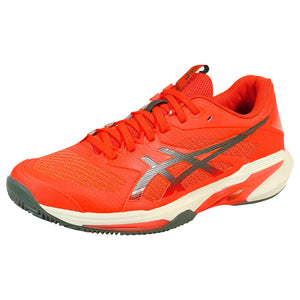 Asics Men's Solution Speed FF 4 - Clay - Cherry Tomato/Vintage Khaki