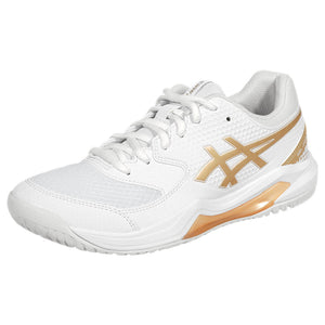 Asics Women's Gel-Dedicate 8 - Pickleball - White/Champagne
