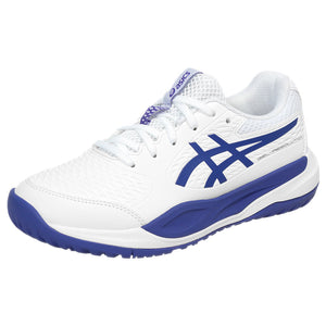 Asics Junior Gel-Resolution X GS - White/Dark Cobalt