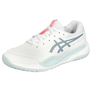 Asics Junior Gel-Resolution X GS - White/Grey Blue