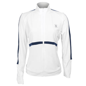 Penguin Women's Performance Jacket - Bright White/Navy