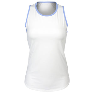 Sofibella Women's Spring Tide 25" Tank - White/Periwinkle