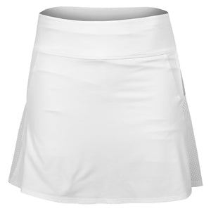Sofibella Women's Trés Blanc 14" Trellis Trim Skort - White