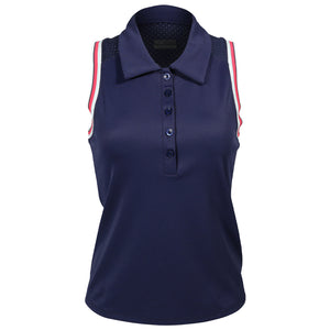 Lija Women's The One To Beat Slice Polo - Marine