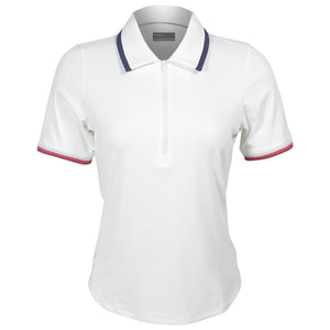 Lija Women's The One To Beat Tee Polo - White