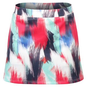 Lija Women's The One To Beat Vixen 13" Printed Skort - Brushstrokes