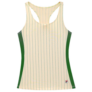 Fila Women's Heritage Iconic Racerback - Angora/Green