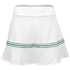 Sofibella Women's Green Spirit 14" Skort - White