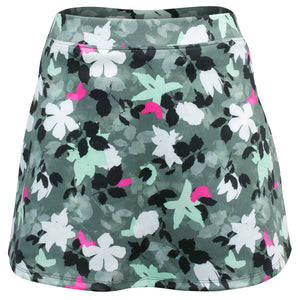Lija Women's Holiday 25' Vixen Printed 13" Skort - Fern Bouquet