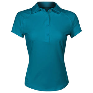 MPG Women's Vital Short Sleeve Polo - Moroccan Blue