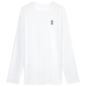 On Men's Court Longsleeve Top - All White