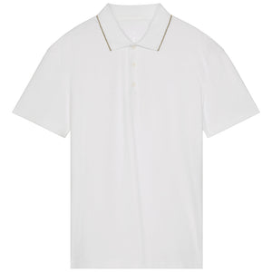 On Men's Courtside Polo - White/Sand
