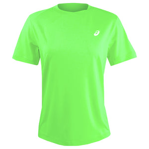 Asics Women's Court Short Sleeve Tee - Illuminate Green