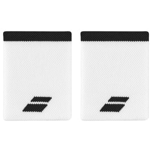 Babolat Logo Jumbo Wristband - White/Black