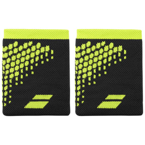 Babolat Logo Jumbo Wristband - Black/Aero