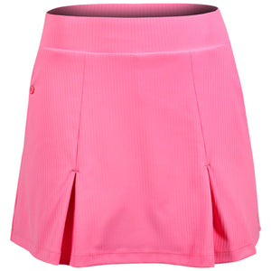 Sofibella Women's Nantucket Flex Rib 16" Skort - Preppy Pink