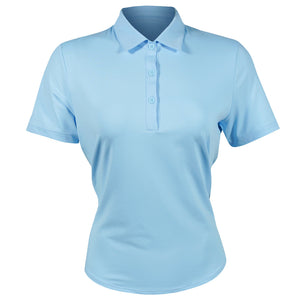 Sofibella Women's Fresh Air Short Sleeve Polo - Cloud