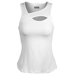 Lija Women's Court Crush Peer Tank - White