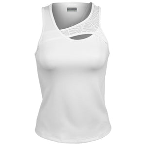 Lija Women's Match Point Peer Tank - White