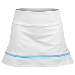 Lija Women's Match Point Banded Arena Skort - White/Blue