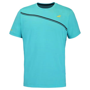 Babolat Men's Compete Crew Neck Tee - Scuba Blue