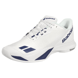 Babolat Men's Jet Mach 4 - Cream/Dark Blue