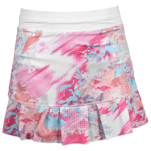 Sofibella Women's UV Colors 14" Skort - Net Rose