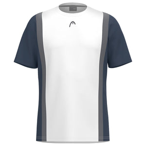 Head Boys Club Tech Tee - White/Navy
