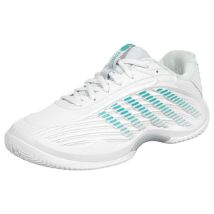 K-Swiss Women's Hypercourt Express 3 - Wide - Blanc de Blanc/Glacier Grey