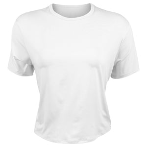 Lucky In Love Women's Power Box Tee - White