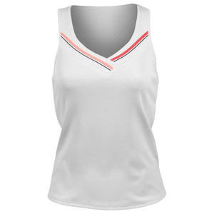 Lucky In Love Women's Glow Set Glow Stripe Tank - White/Tank