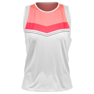 Lucky In Love Women's Glow Set Tank - White/Pink