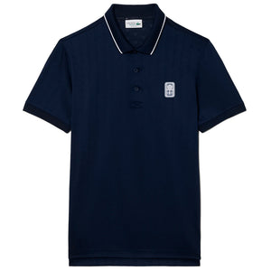 Lacoste Men's Heritage Ultra Dry Polo - Navy Blue