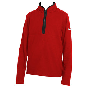 Nike Boys Victory Half Zip Longsleeve - University Red/Black