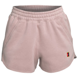 Nike Women's Heritage Fleece Short - Slit Red