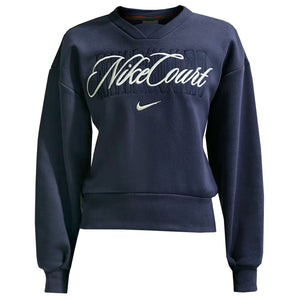 Nike Women's Court Crewneck Sweater - Midnight Navy