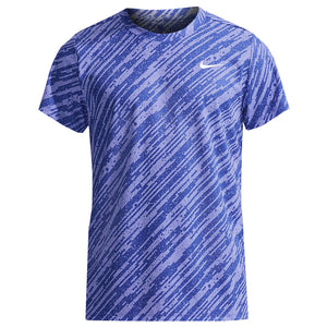 Nike Men's Victory Print Tee - Lapis/White