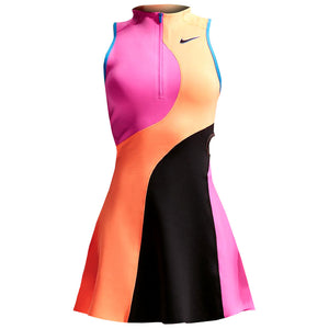 Nike Women's Slam OZ Dress - Laser Fuchsia/Atomic Orange