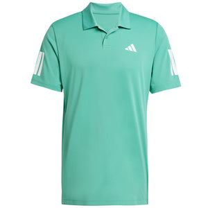 adidas Men's Club 3-Stripe Polo - Powder Teal