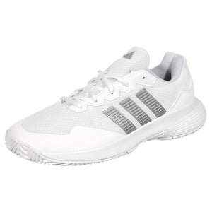 adidas Women's GameCourt 2 - Cloud White/Silver Metallic