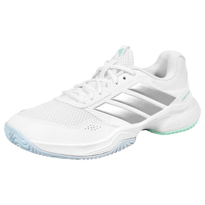adidas Women's GameCourt 3 - Cloud White/Silver Metallic