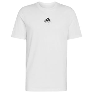 adidas Men's Graphic Tennis Tee - White