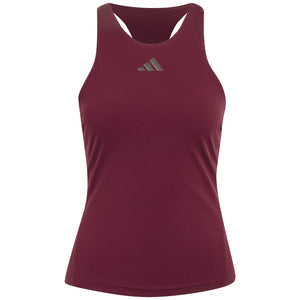 adidas Women's Silver L Y-Tank - Maroon
