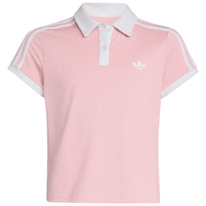 adidas Girls Classics Polo - Distilled Pink