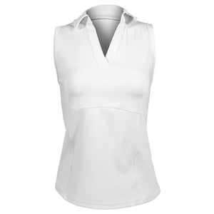 Lole Women's Step Up Sleeveless Polo - White