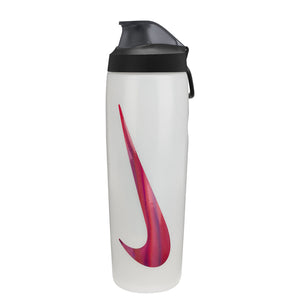 Nike Refuel Locking Lid 24oz - White/Hyper Crimson