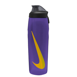 Nike Water Bottle Refuel Locking Lid 24oz - Grape/Gold