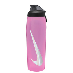 Nike Water Bottle Refuel Locking Lid 24oz - Pink/Iridescent Silver