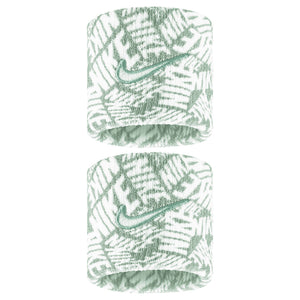 Nike Swoosh Printed Wristband 2 Pack - Cannon/White